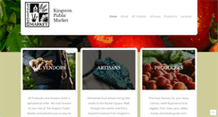 Desktop Screenshot of kingstonpublicmarket.ca